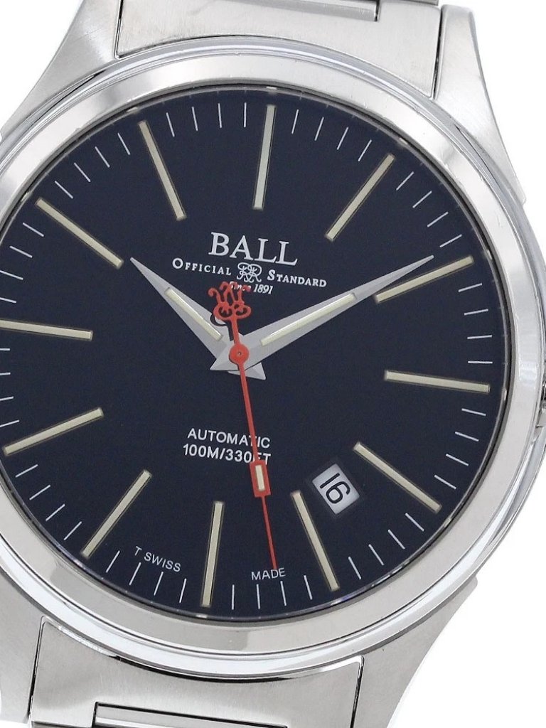 Ballwatch Stokeman Enterprises Nm2188c Date Black Dial Automatic Mens963300